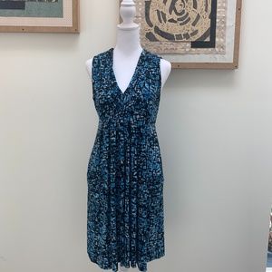Beautiful rare blue and black Calvin Klein dress